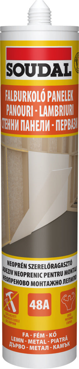 Soudal лепило за стенни панели - 48A /103221