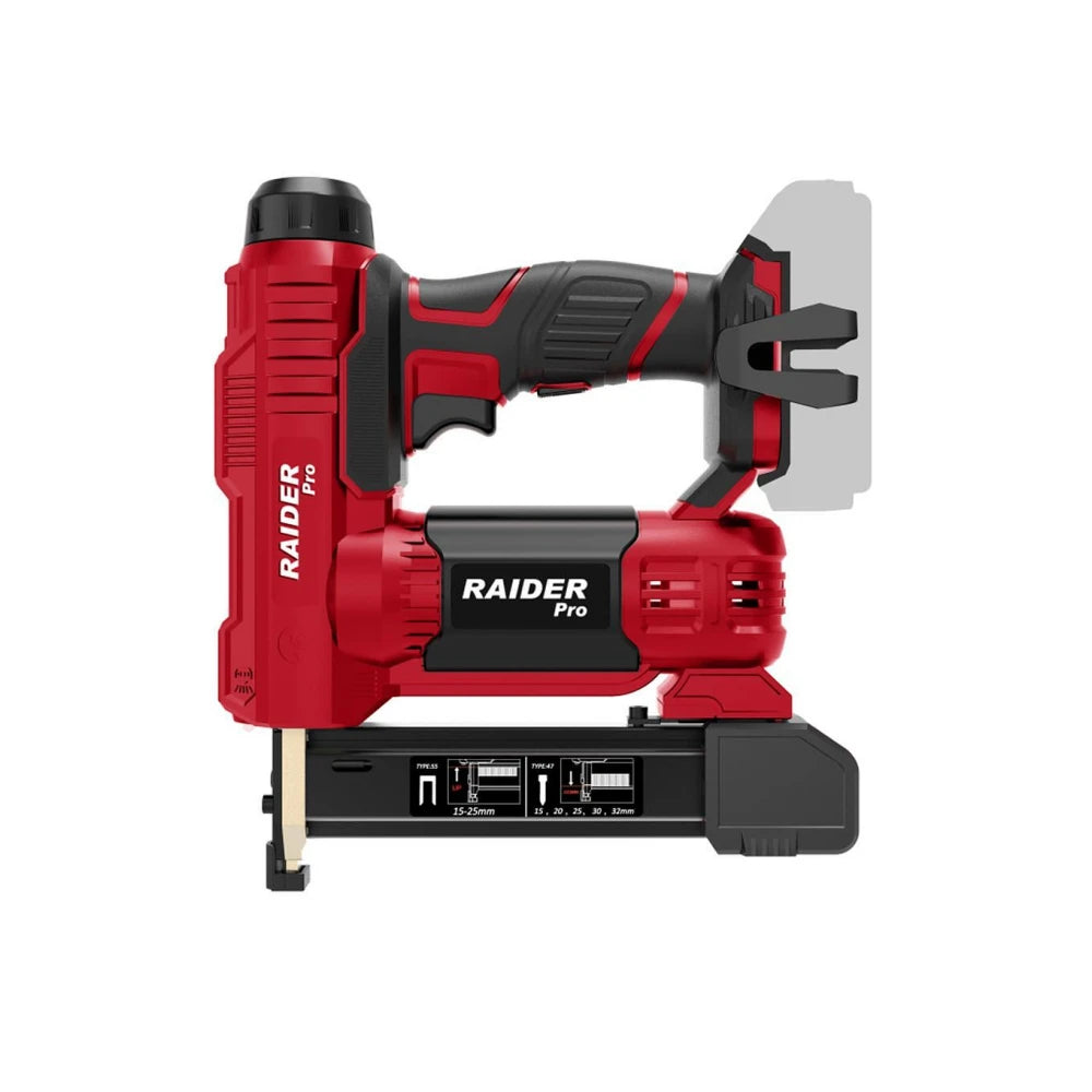 Акумулаторен комбиниран такер Raider RDP-YST20 Solo, R20, 20 V, Type 55, Type 47, без батерия и зарядно, 030185
