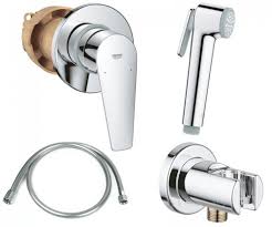 GROHE комплект хигиенен душ със смесител за вграждане Grohe 44011616 BauEdge Tempesta-F