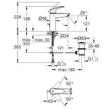 GROHE смесител за умивалник с изпразнител Eurosmart new M-размер 23322003