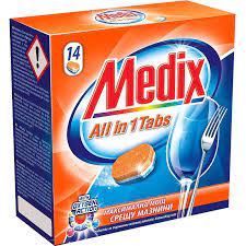 Medix All in One таблетки за миялна машина 14бр