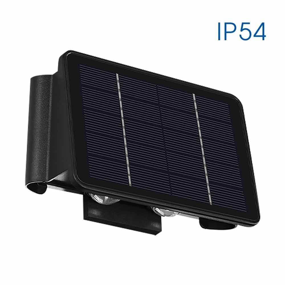 Соларен LED аплик VIVALUX DOMINO SOLAR LED ∙ 10W ∙ 70LM ∙ 4000K ∙ IP54