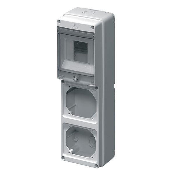 IP65 Индустриално табло за 2 вертикални контакта, 4 мод / 53EC69021