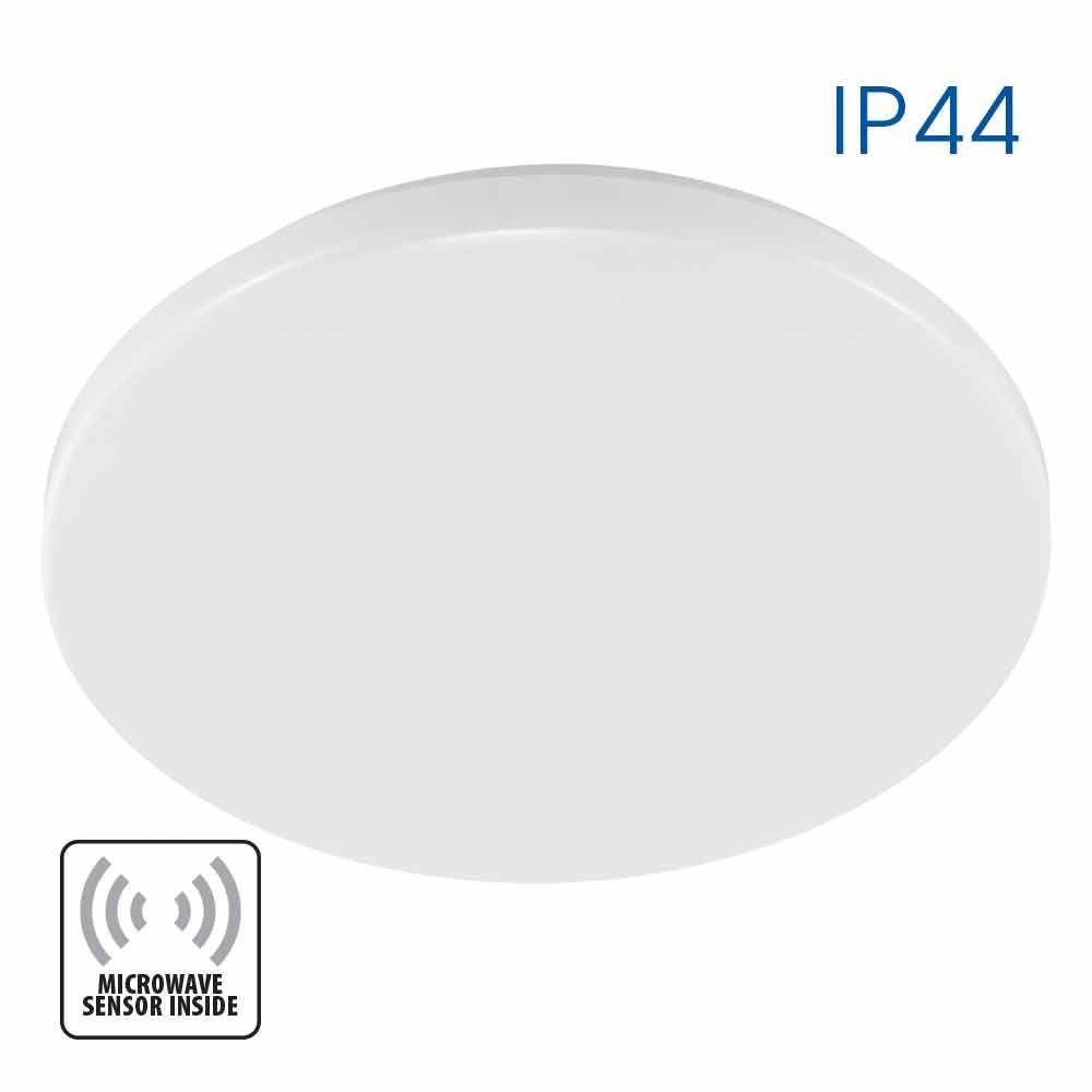 LED плафон с микривълнов сензор VIVALUX KENA LED ∙ 12W ∙ MW36 ∙ IP44