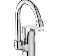 Стоящ смесител за умивалник с висок тръбен чучур Cerabase BC835AA