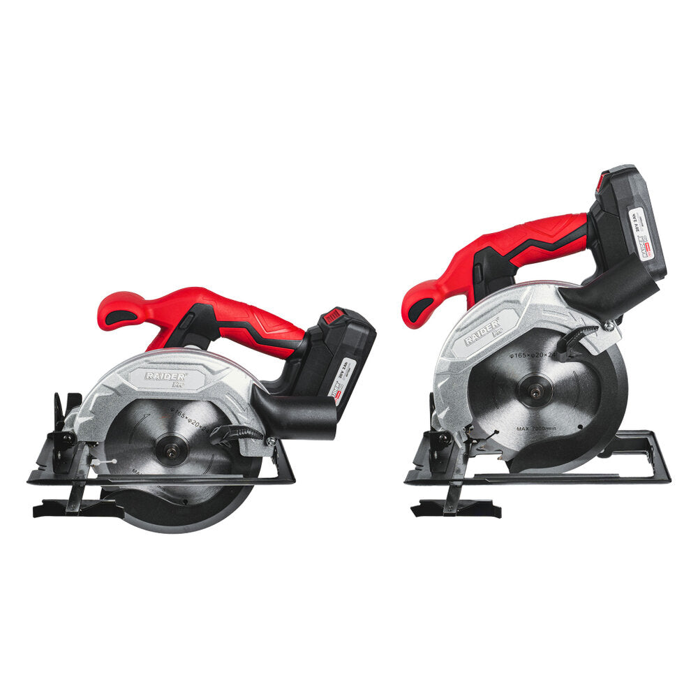 Raider RDP-KCS20 Циркуляр Ø165x20mm LED 2Ah (030179)