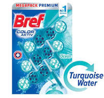 Bref Color Active ароматизатор за WC 3х50гр Ocean тюркоаз