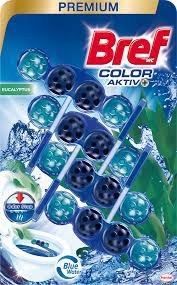 Bref Color Active ароматизатор за WC 4х50гр Евкалипт 922273