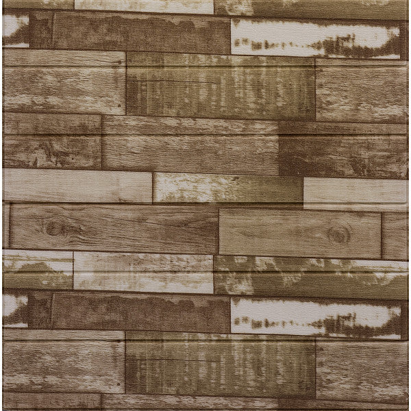Топлоизолационно самозалепващо пано Wood Grain Line микс цвят 77x60x0.6см Бук Limex