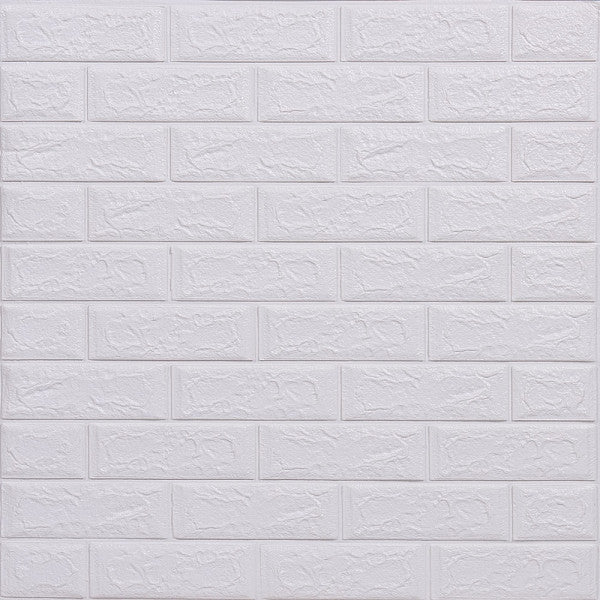 Топлоизолационно самозалепващо пано Cultural Stone A 70x60x1.2 сm бяло Limex