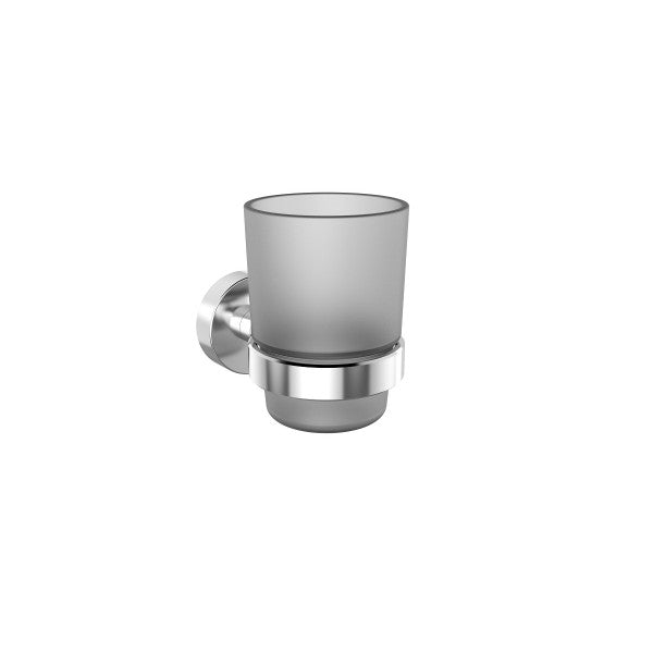 Чаша за четки за зъби Makena Round хром Limex