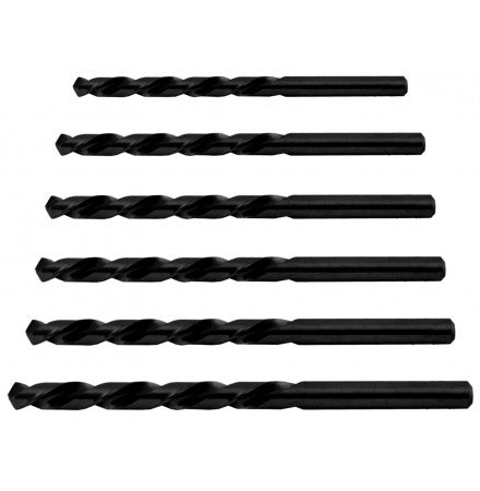 Свредла за метал 6бр. O2, 3, 4, 5, 6, 8mm HSS-R к-т 157110/Raider