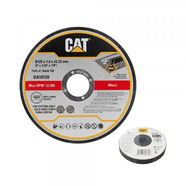 Диск за метал CAT DA10120-1 125х1.6мм 1бр.175388