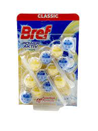 Bref Power Active ароматизатор за WC 3х50гр Лимон 922148