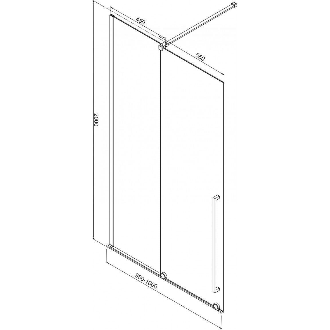 Преграден параван ROLLEY ICS 124TR - 100