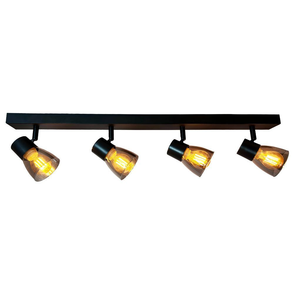 VIVA DANTE спот черен с опушено стъкло