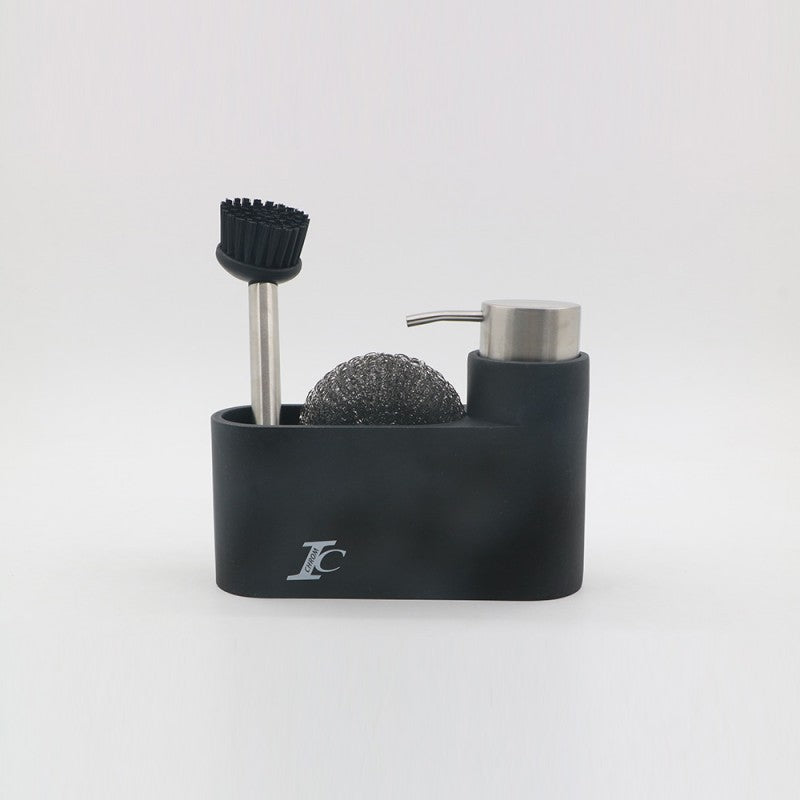 Дозатор за течен сапун с поставка за четка »