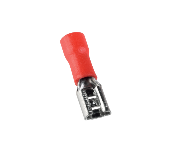 Кабелен накрайник женски FDD 1.25-187/ЧЕРВЕН (100 БРОЯ В ПАКЕТ) Elmark