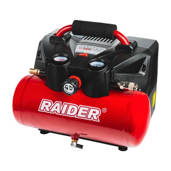 Акумулаторен компресор Raider Pro RDP-J6AC20, R20, Solo, 089412 - 40 V, 98 l/min, 9 bar, 6 l