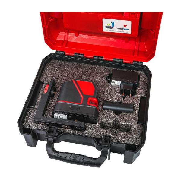 Линеен лазерен нивелир със зелен лъч Raider Power Tools RD-CLG01, 260803 - 30 m, 180°