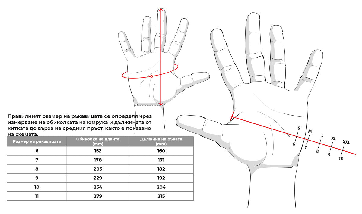 BOCA Ръкавици топени в нитрил /8/