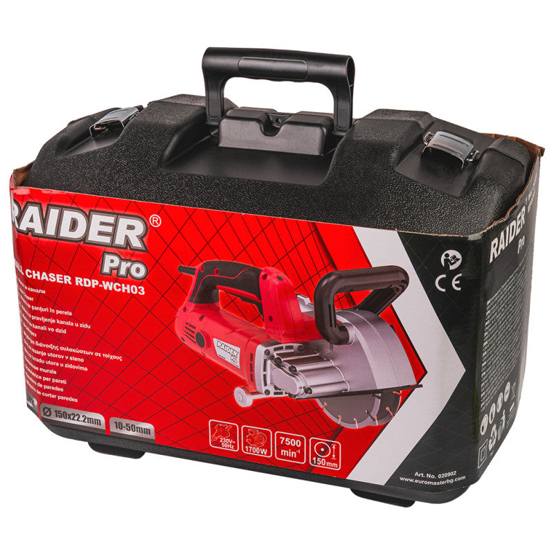 Фреза за канали 1.7kW, 150 х 22.2 mm, 10-50 mm в куфар, RDP-WCH03