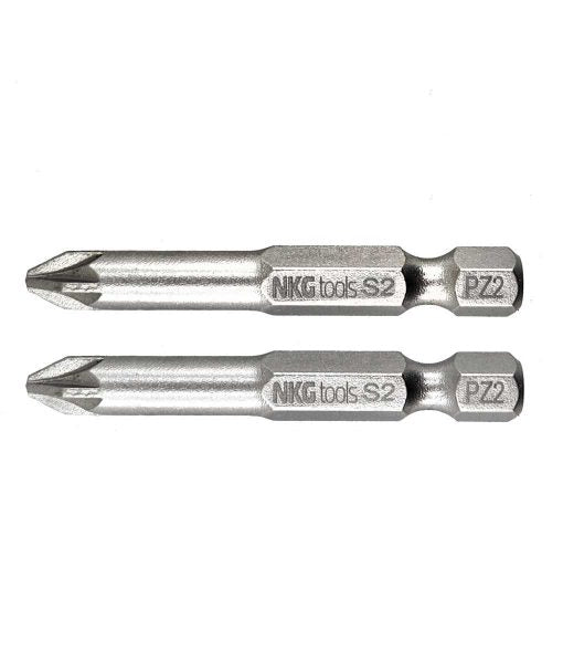 Битове PZ2 2 бр. накрайник за винтоверт 50 мм NKG tools