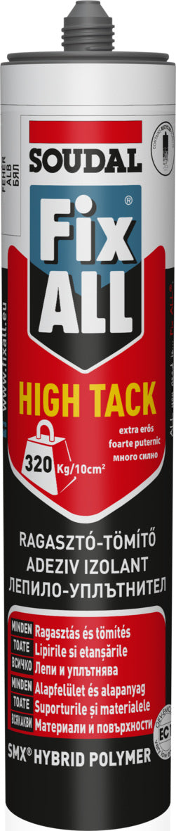 Soudal еласт.лепило-херметик Fix all Hight Tack 290мл 119381