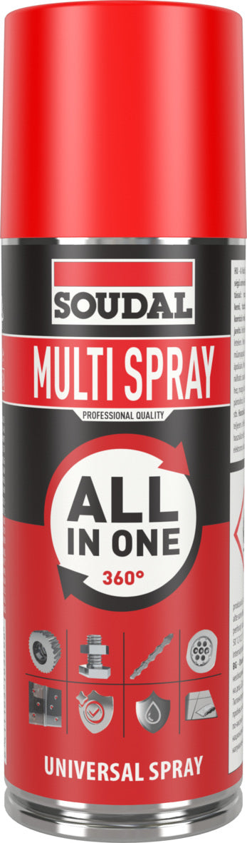 Soudal Multi Spray смазочно масло 8 в 1 200мл.159389