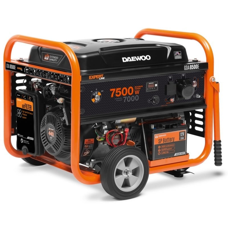 Бензинов генератор max 7500w,493CC,ел.старт GD8500E/DAEWOO