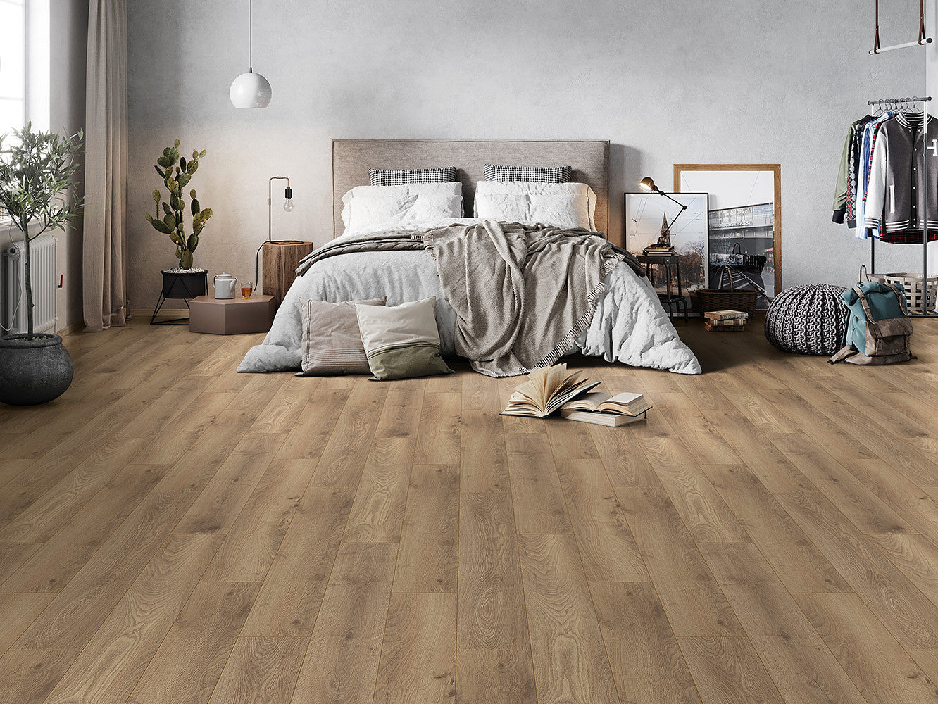 Ламиниран паркет K285 HAYBRIDGE OAK Колекция Atlantic 12 Krono Original®