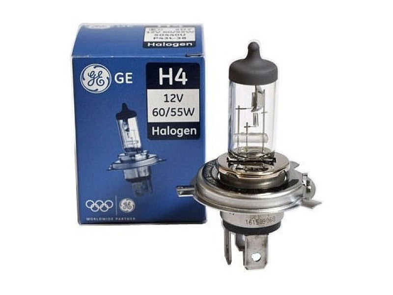 GE авто лампа 12V H4 60/55W Extra Life 50440