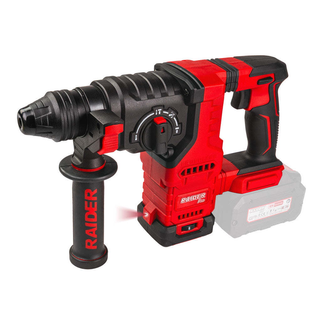 Raider Pro 030193 R20 Перфоратор безчетков SDS+ 3J 4 функц. 26mm Solo RDP-BBRH20