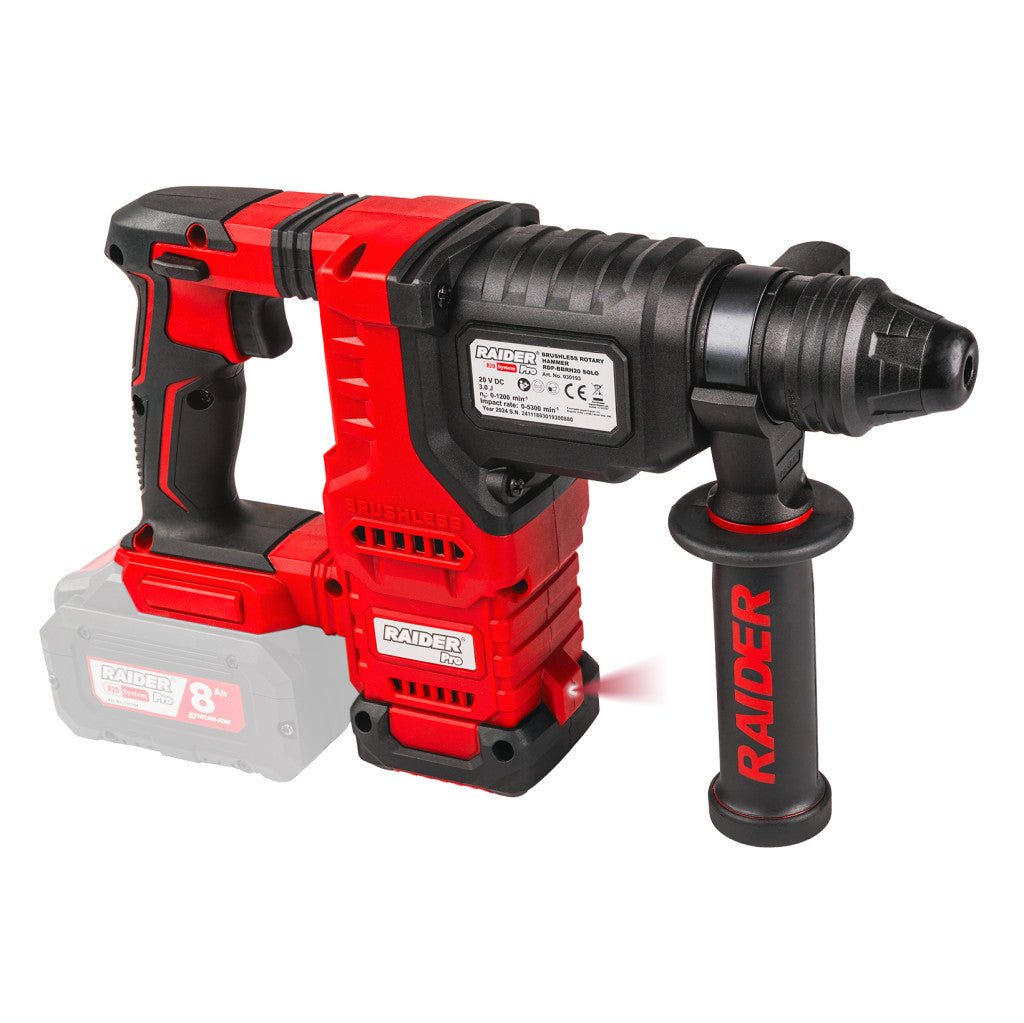 Raider Pro 030193 R20 Перфоратор безчетков SDS+ 3J 4 функц. 26mm Solo RDP-BBRH20