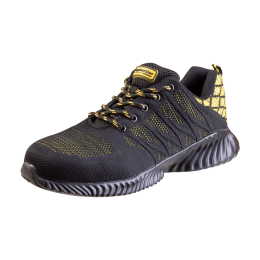 Ниски работни обувки силно дишащ текстил черно/жълто Topmaster