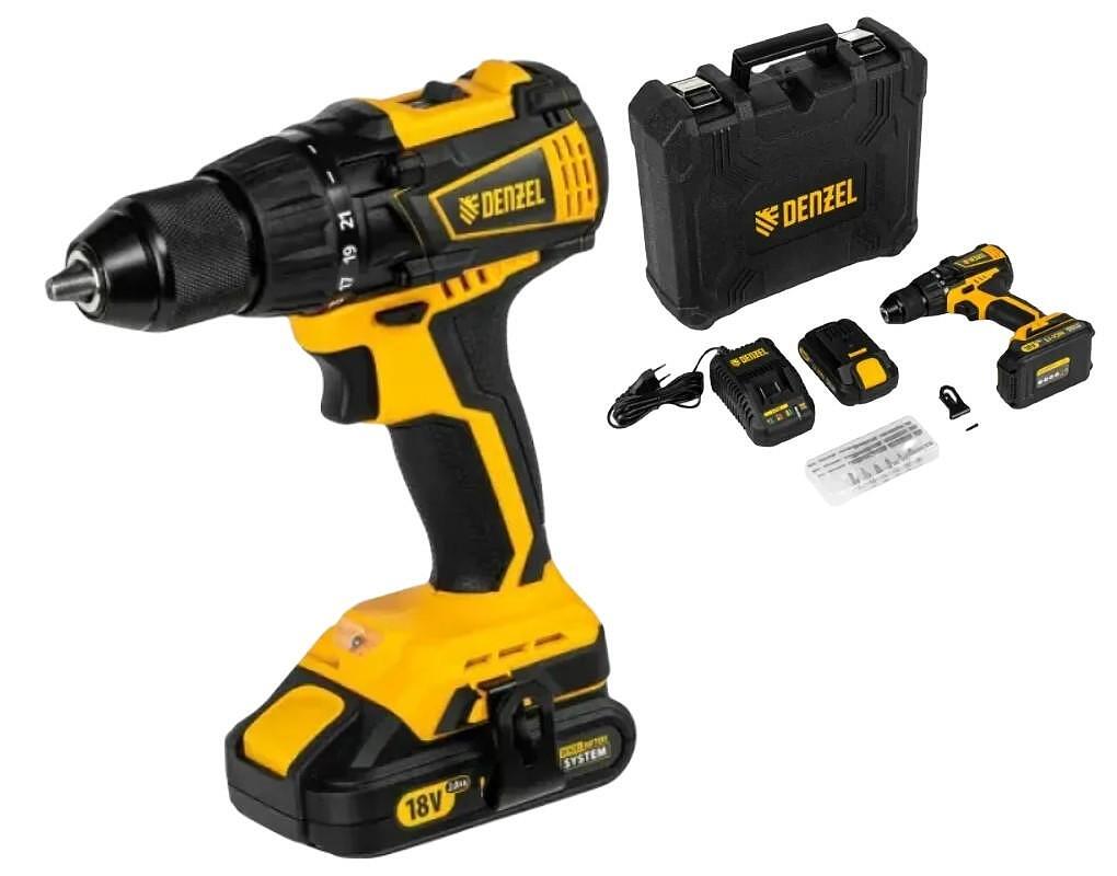 Акумулаторен винтоверт BLDL-IB-18-02 - безчетков, Li-ion, 18 V, 2 Ah, 2 батерии