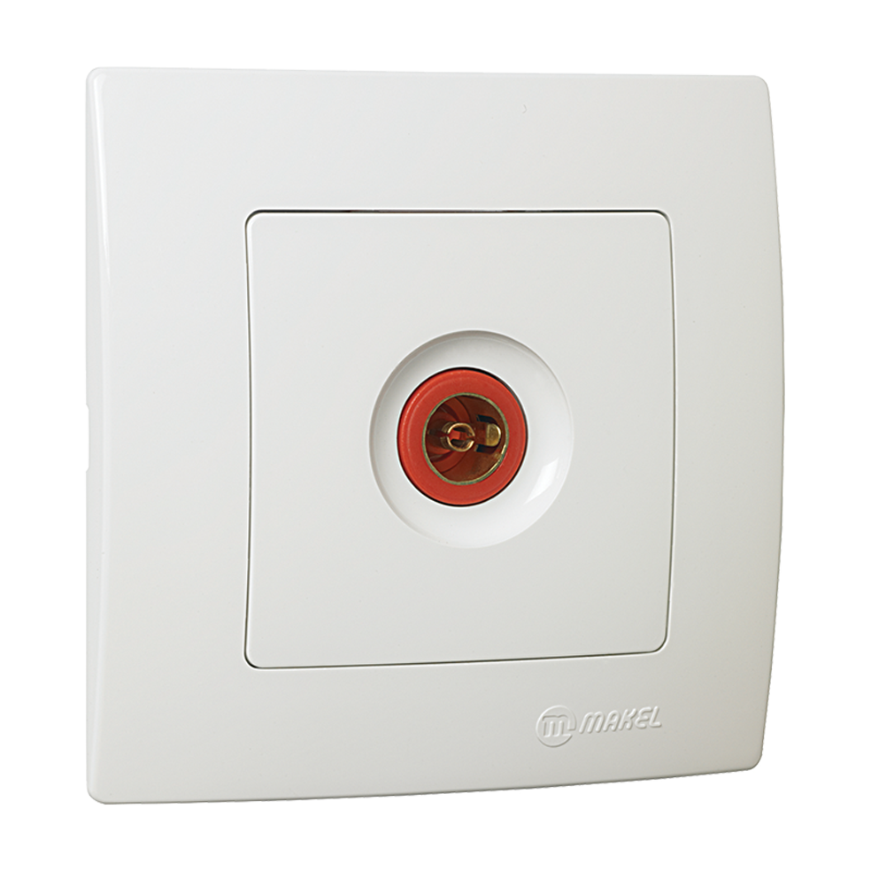 Розетка Lilium kare natural TV Makel