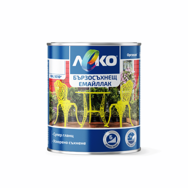 Бързосъхнещ емайллак Леко