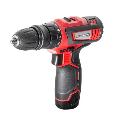 Бормашина акумолаторна Li-ion 12V 2-ск.2х1.5Ah 28Nm RD-CDL26 030148/Raider