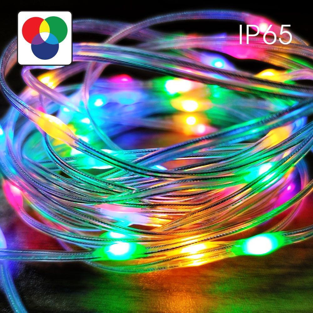 RGB LED лента с USB адаптер и дистанционно управление PARTY LED ∙ IP65