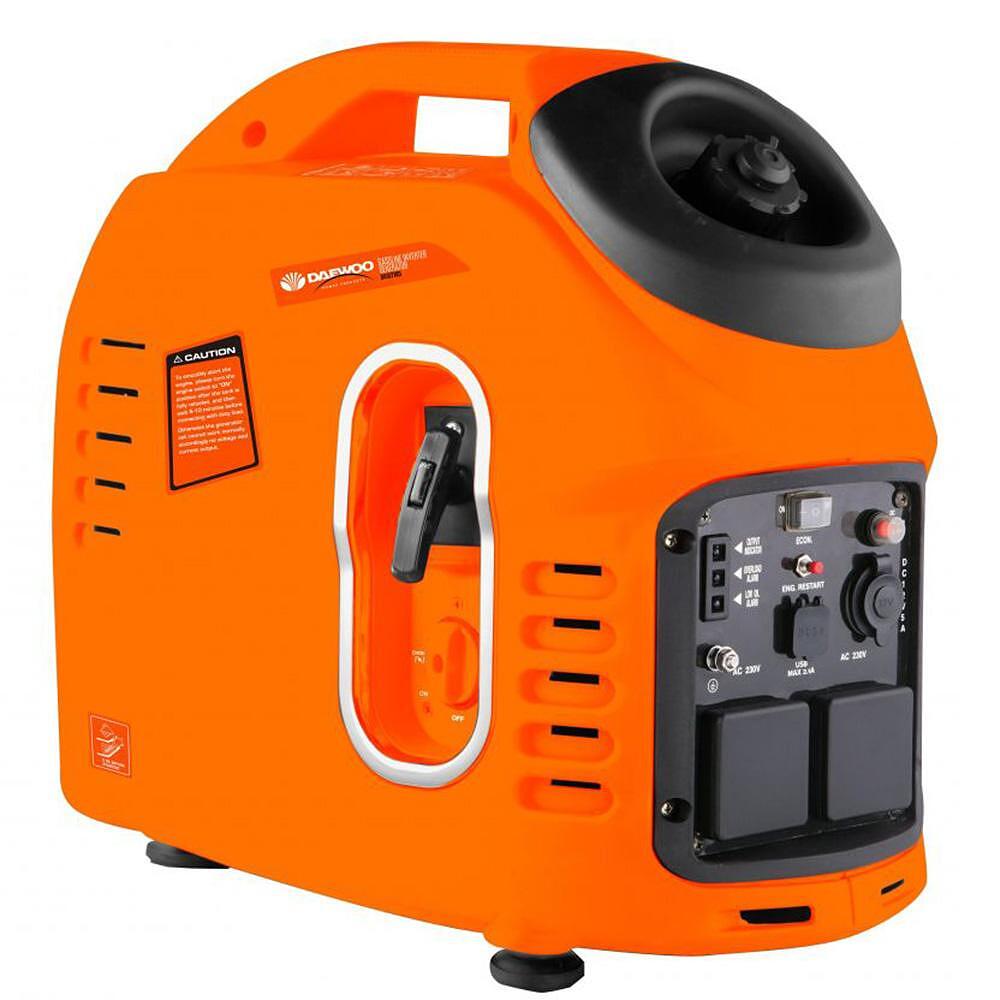 Инверторен монофазен бензинов генератор DAEWOO DAIG2000S, 2000 W, 80 cc