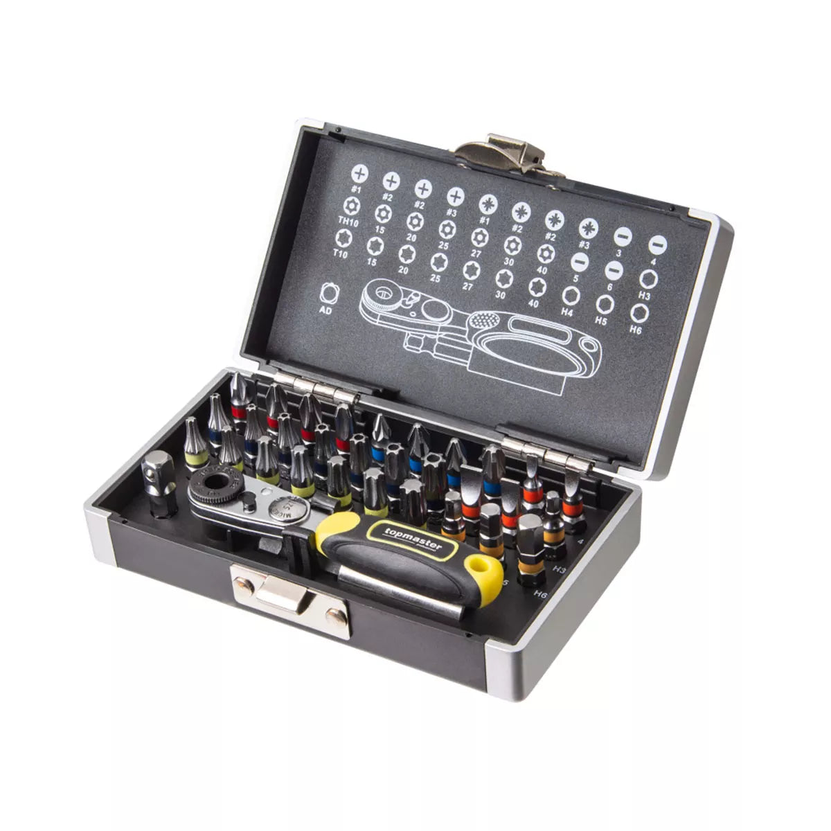 TMP к-т битове с тресчотка 32ч 330158