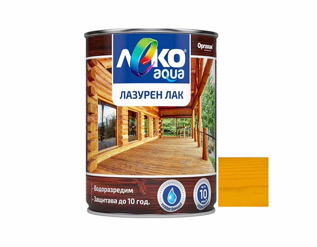 Леко Aqua лак лазурен/ 700мл