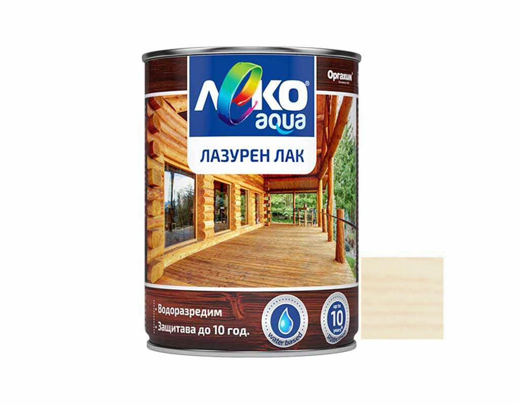 Леко Aqua лак лазурен/ 700мл