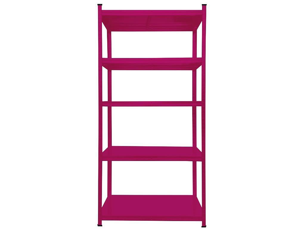 Метален стелаж Popular - 5 рафта, 150 х 75 х 40 cm, различни цветове
