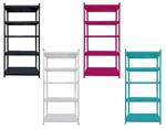 Метален стелаж Popular - 5 рафта, 150 х 75 х 40 cm, различни цветове