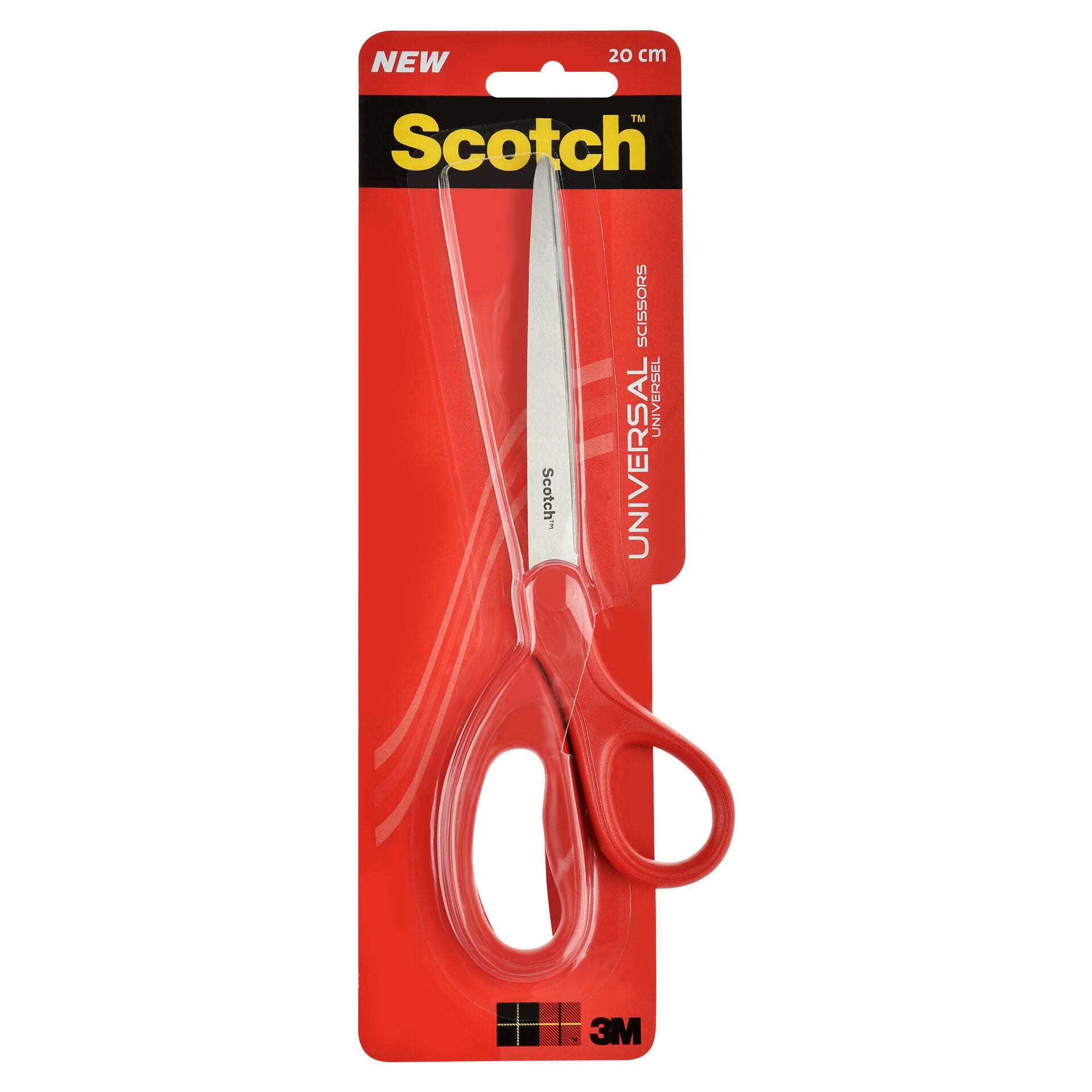 Ножица универсална червена 20см Scotch 1408/3M