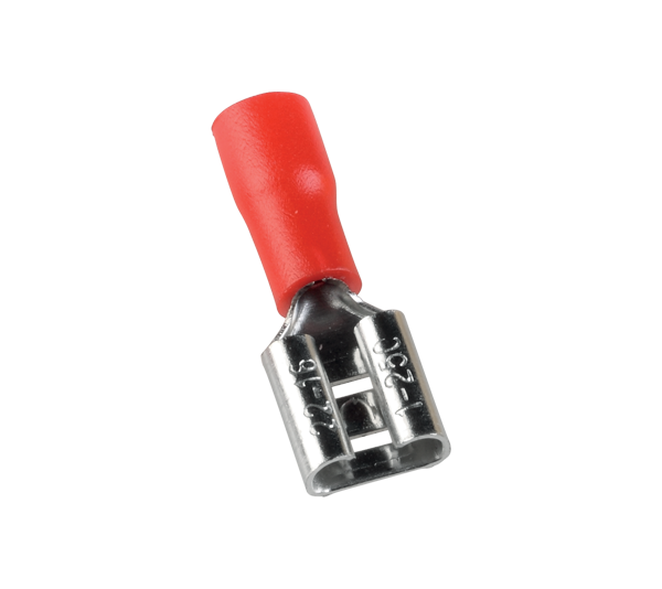 Кабелен накрайник женски FDD 1.25-250/червен (100 бр.в пакет) Elmark
