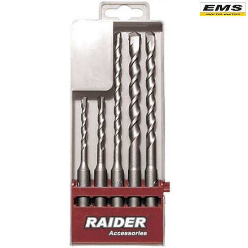 Свредла SDS-plus ф5-10mm 5бр к-т 158101/Raider