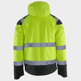 Мъжко работно яке PRISMA HV YELLOW сигнално жълто JE4844 STENSO